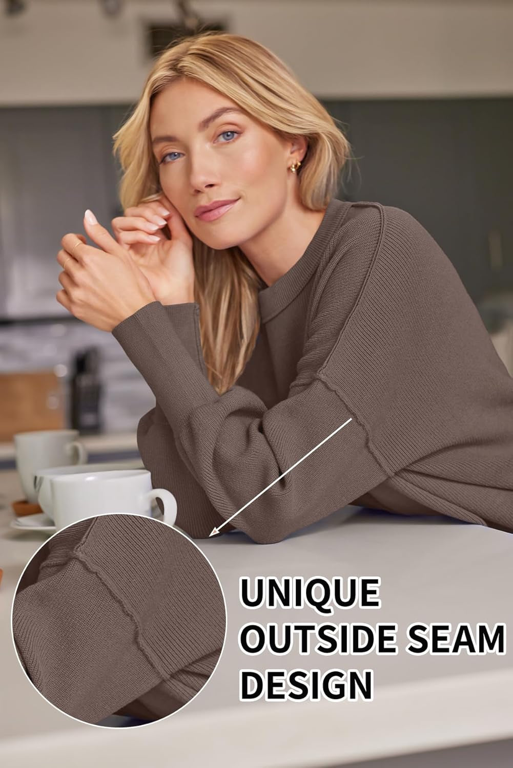 Women's Oversized crewneck sweater