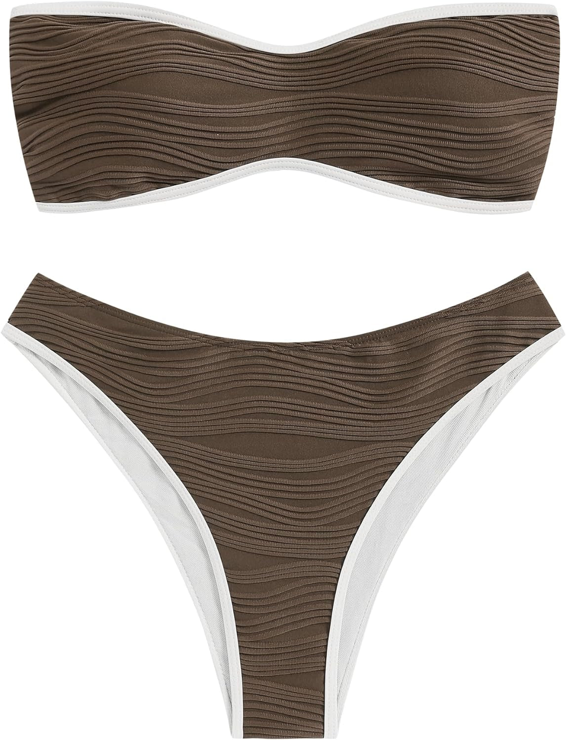 Women's two-Piece Strapless Bikini Set