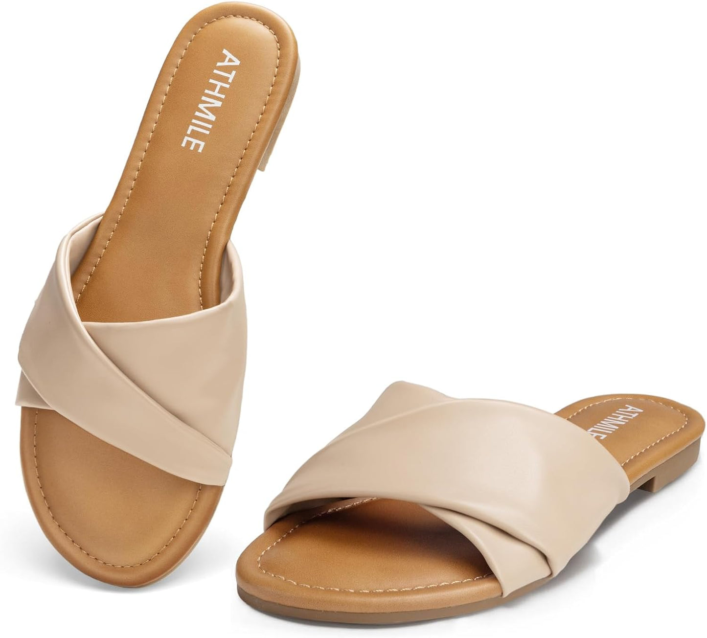 Women's Dressy Summer Flat Comfortable Leather Sandals