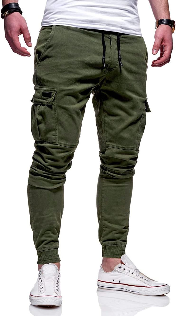 Mens Cargo Casual jogger Pants