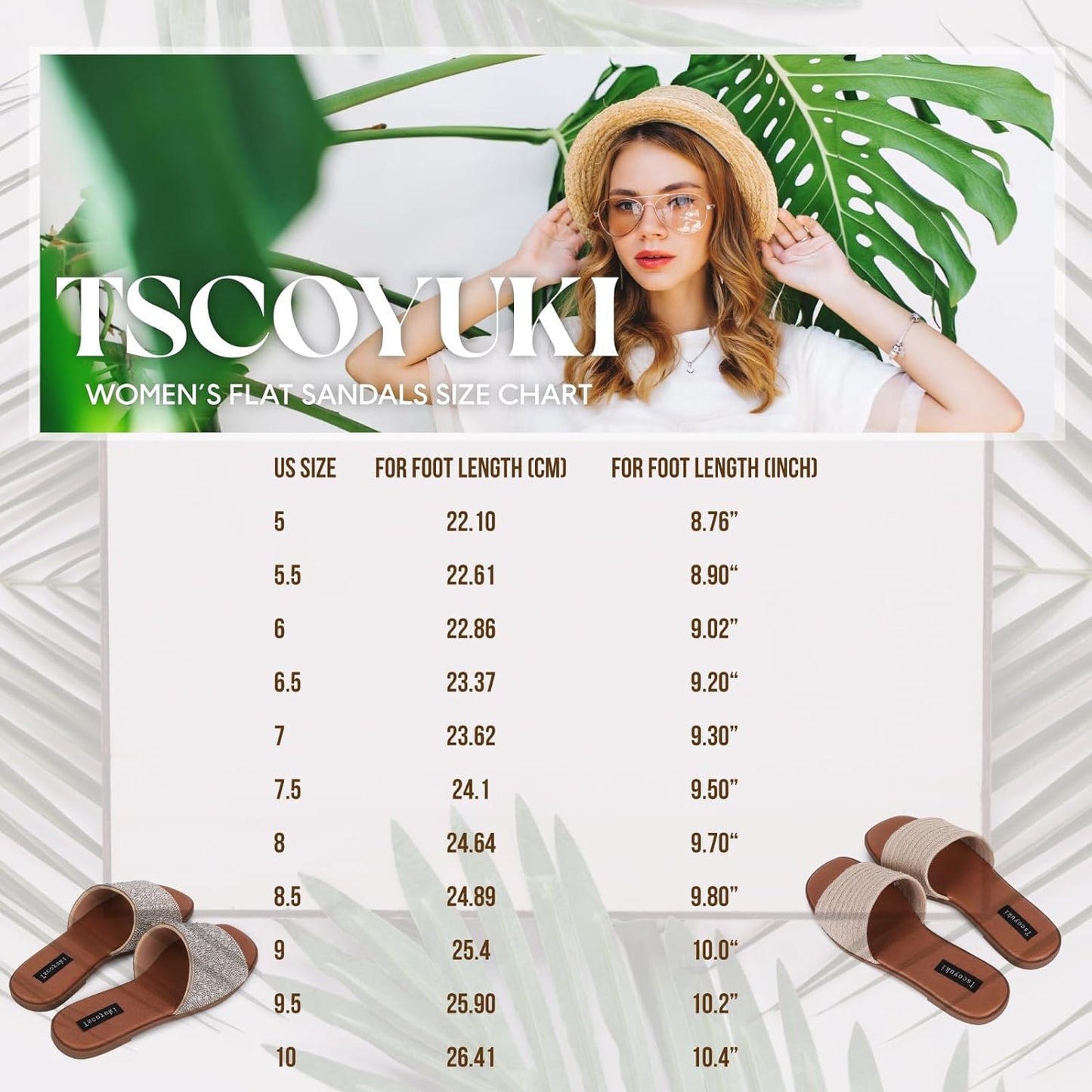 Sandals for Women Basic Slip-on Flat Sandals Open Toe