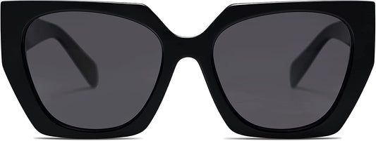 Retro Polarized Oversized Sunglasses Womens Big Square Vintage Designer