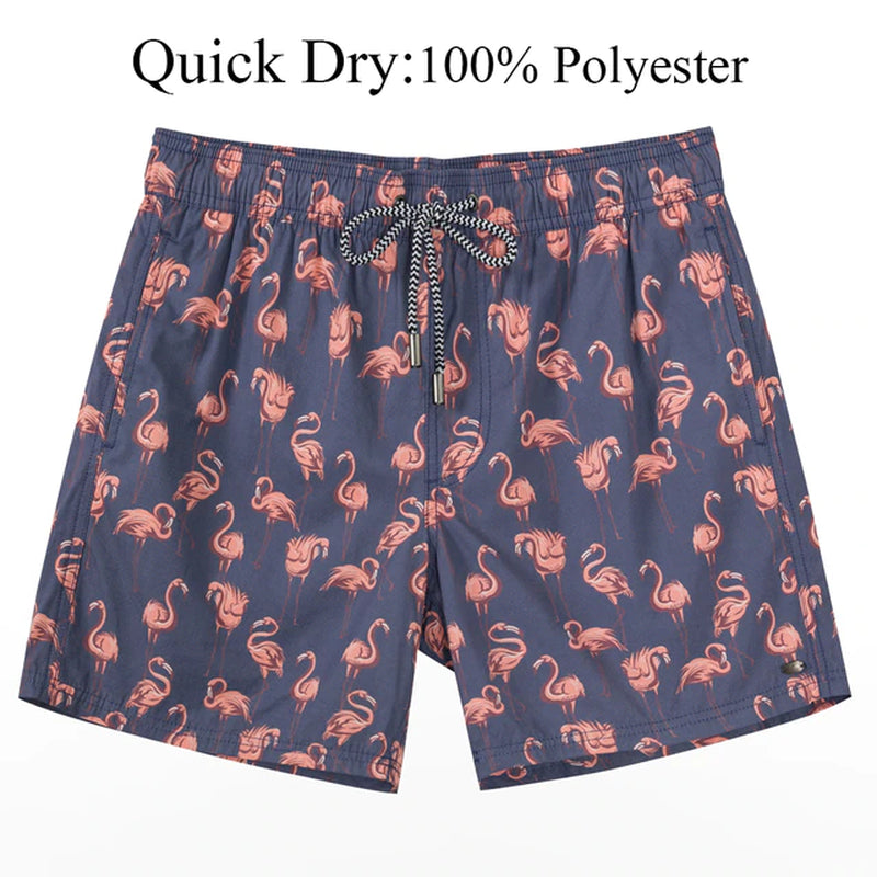Mens Swim Shorts Quick Dry Beach Board Shorts
