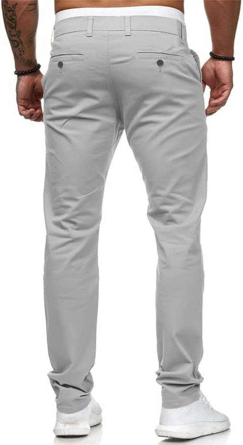 Men's Chinos Slim Fit Stretch Skinny Pants