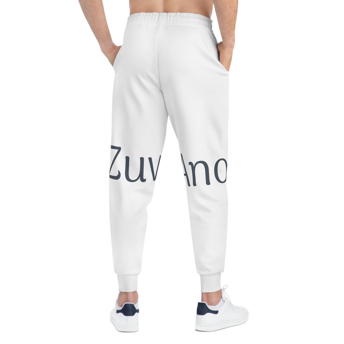 White Zuvano Athletic Joggers