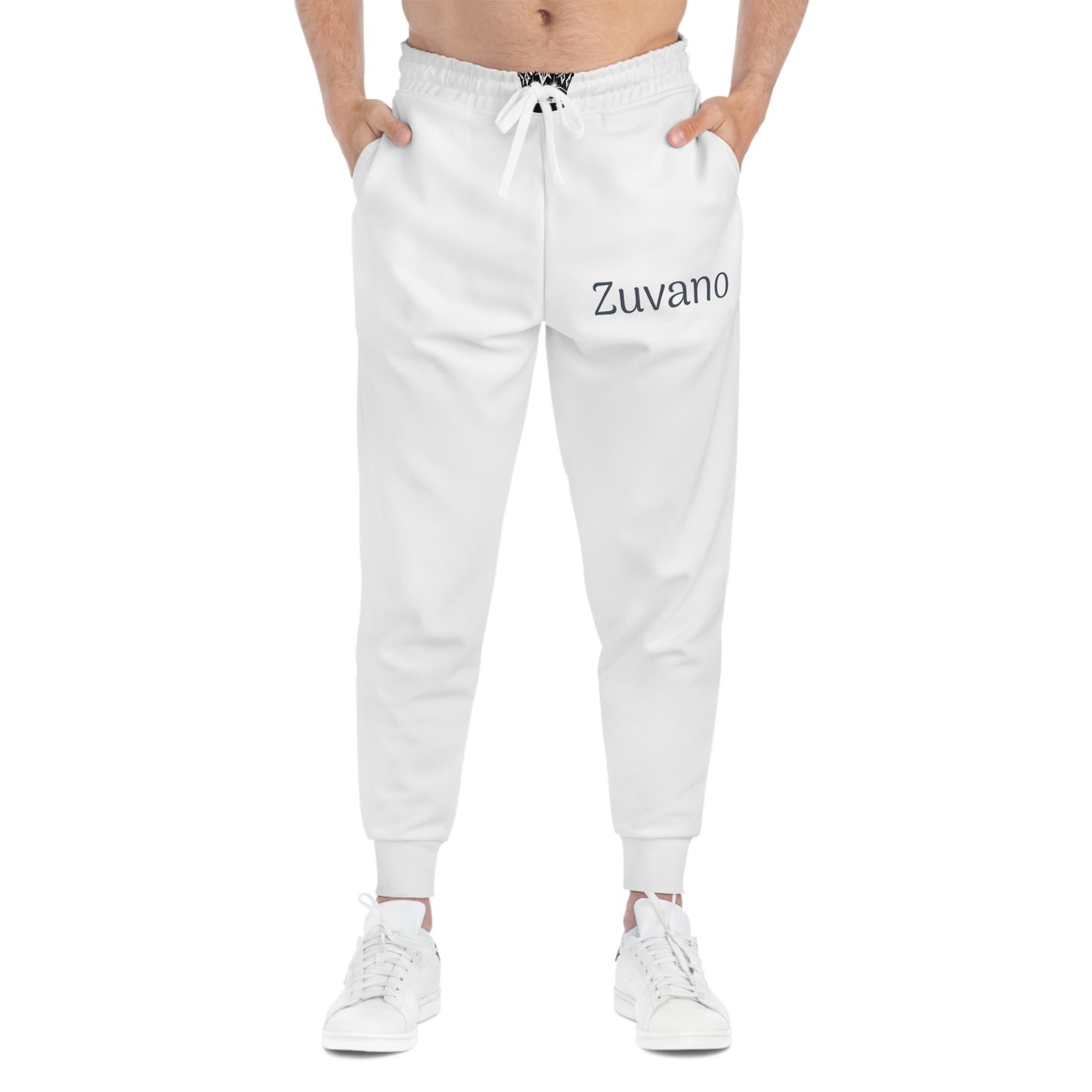 White Zuvano Athletic Joggers