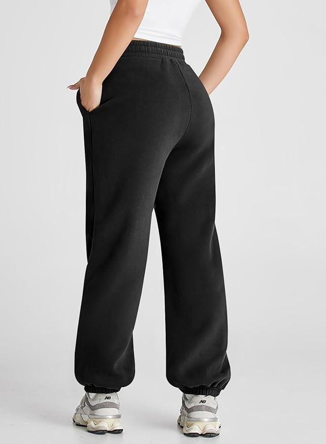 Women's Crossover Waist baggy sweatpants 