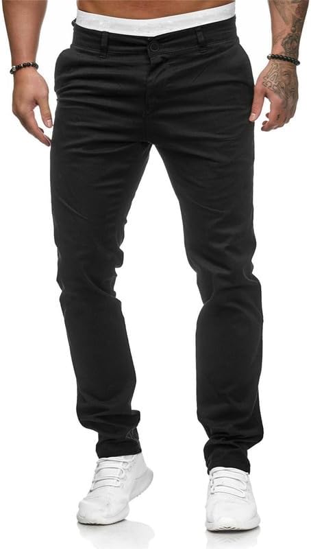 Men's Chinos Slim Fit Stretch Skinny Pants