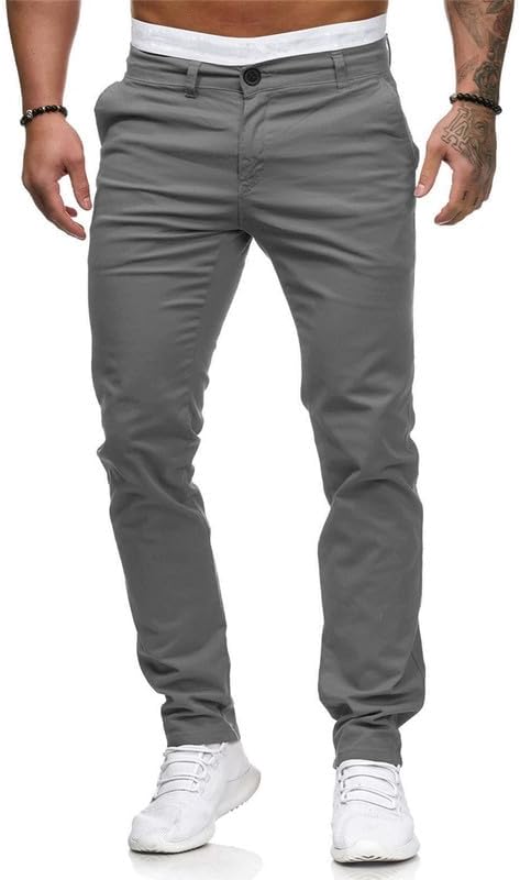 Men's Chinos Slim Fit Stretch Skinny Pants