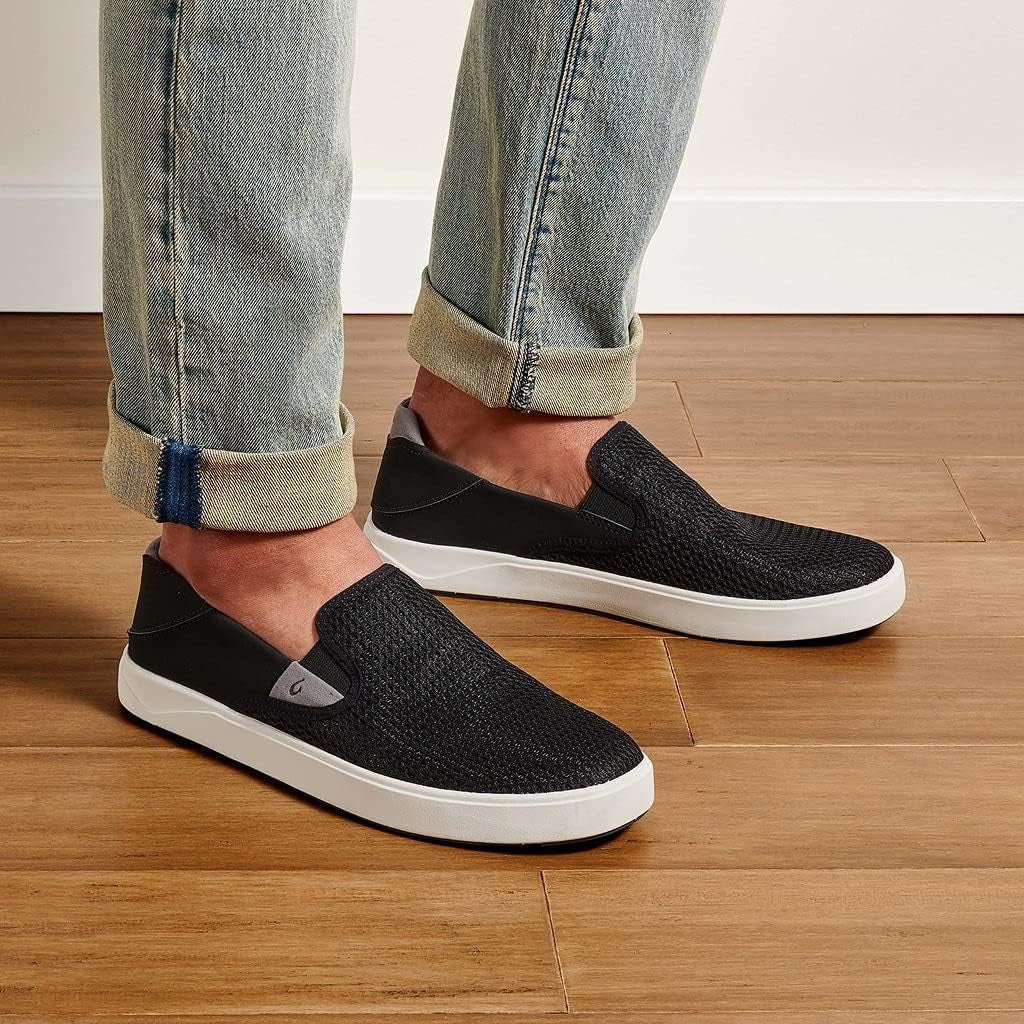 Men's Slip on Sneakers Lightweight & Breathable Mesh - Water Resistant Heel & Wet Grip Rubes