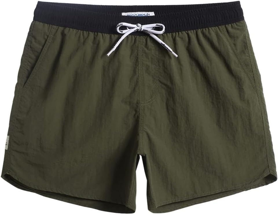 Men's Swim Trunks with Mesh Lining Quick Dry Bathing Suits 