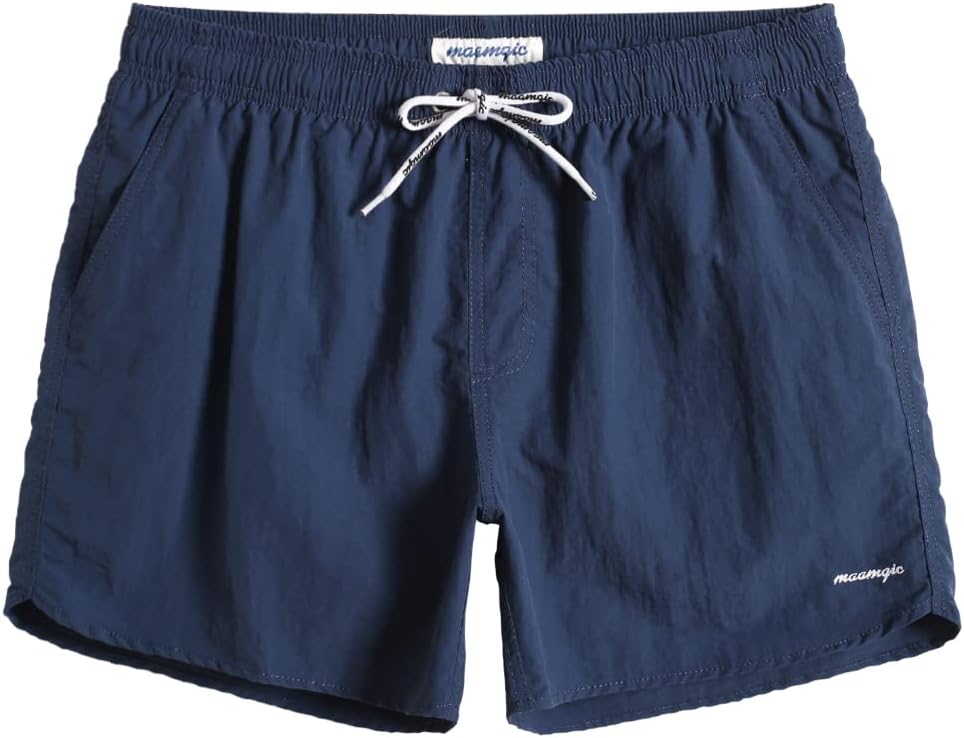 Men's Swim Trunks with Mesh Lining Quick Dry Bathing Suits 