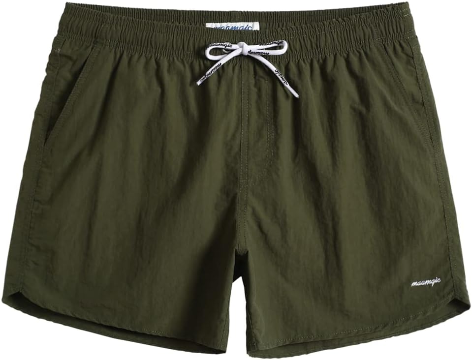 Men's Swim Trunks with Mesh Lining Quick Dry Bathing Suits 