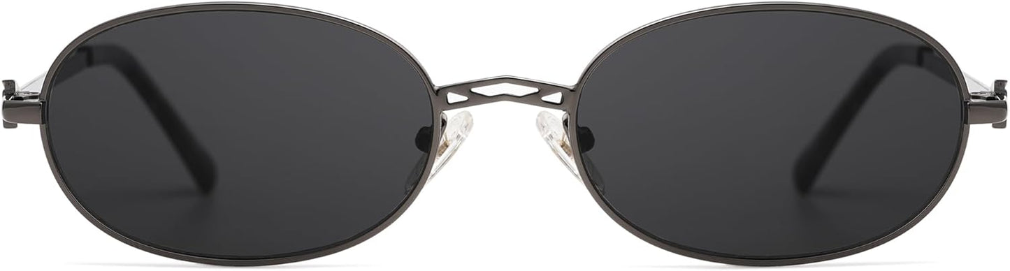 Retro Oval Sunglasses for Women