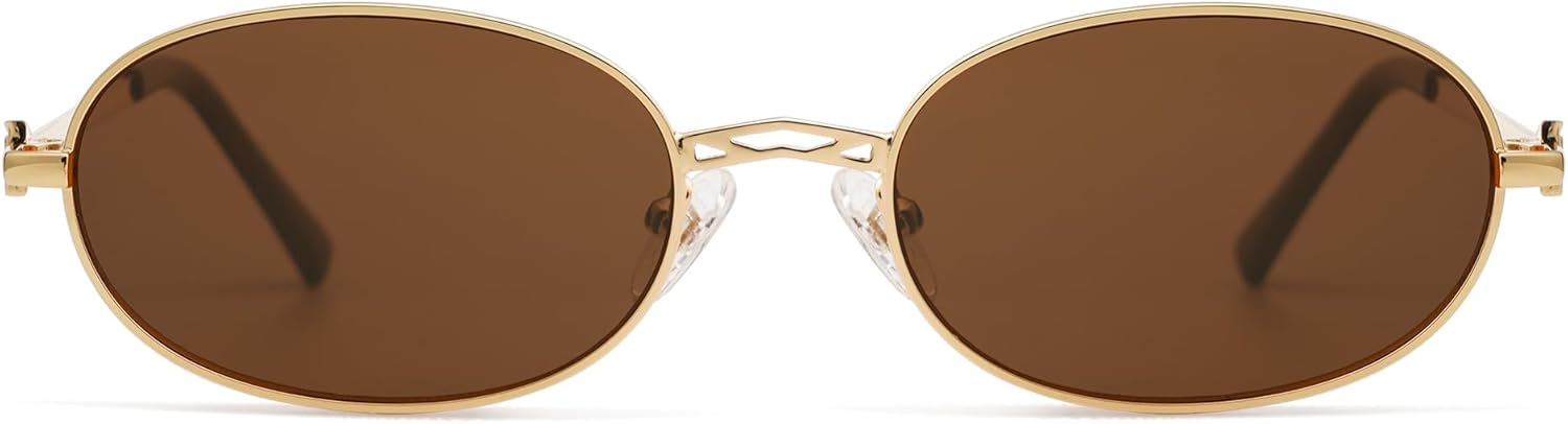 Retro Oval Sunglasses for Women