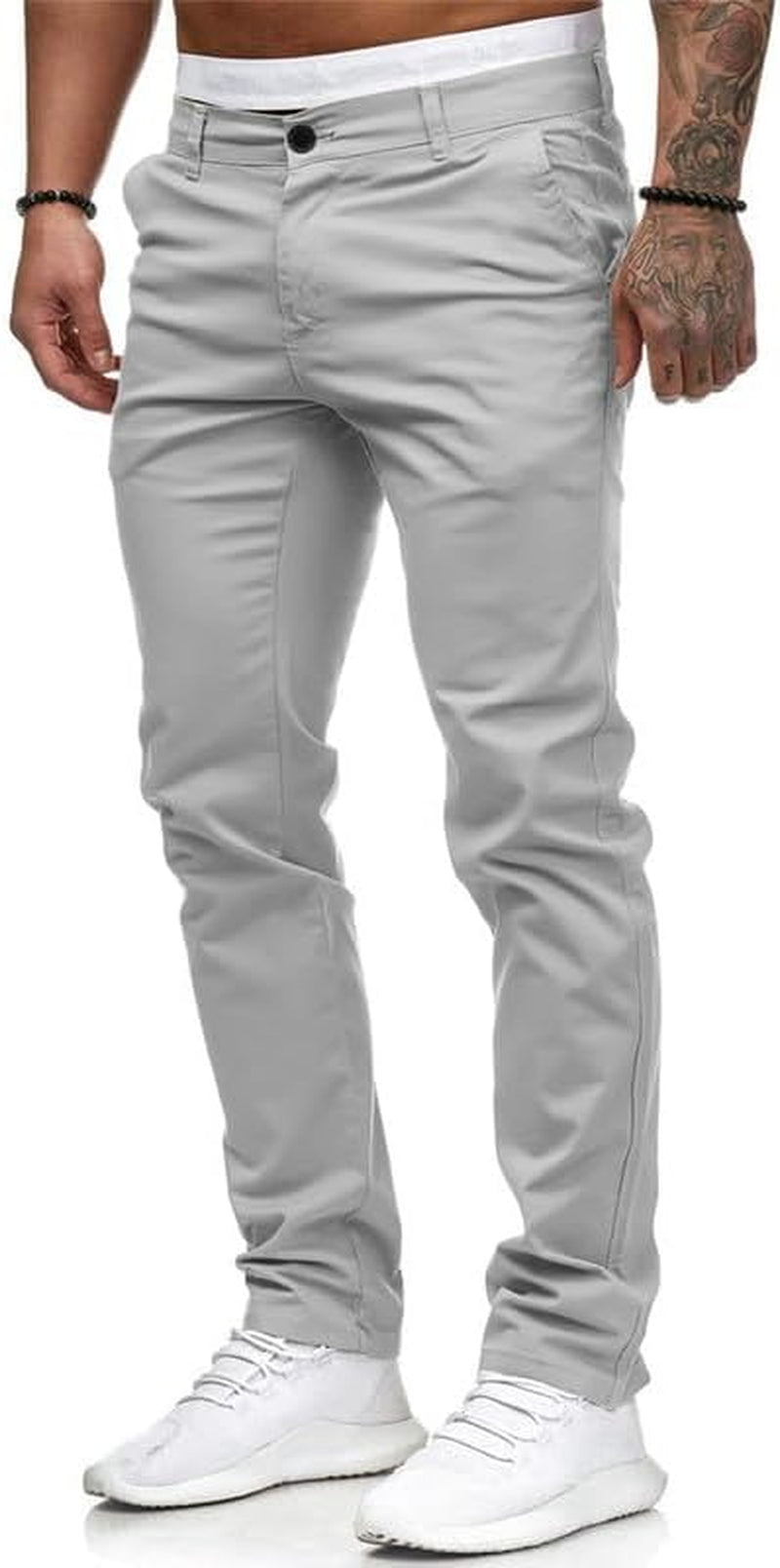 Men's Chinos Slim Fit Stretch Skinny Pants