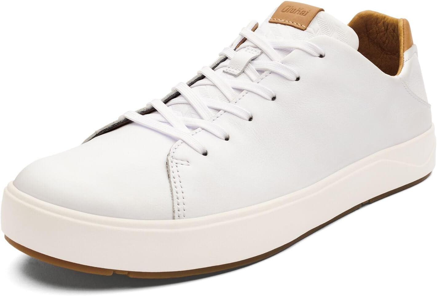 Men's Leather Sneakers, Supple Full-Grain Leather Shoes