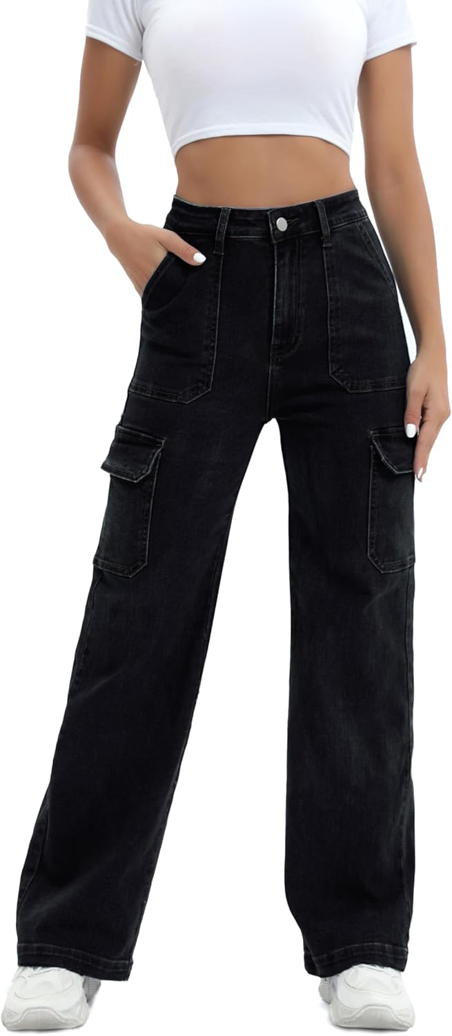 Women Cargo Jeans 