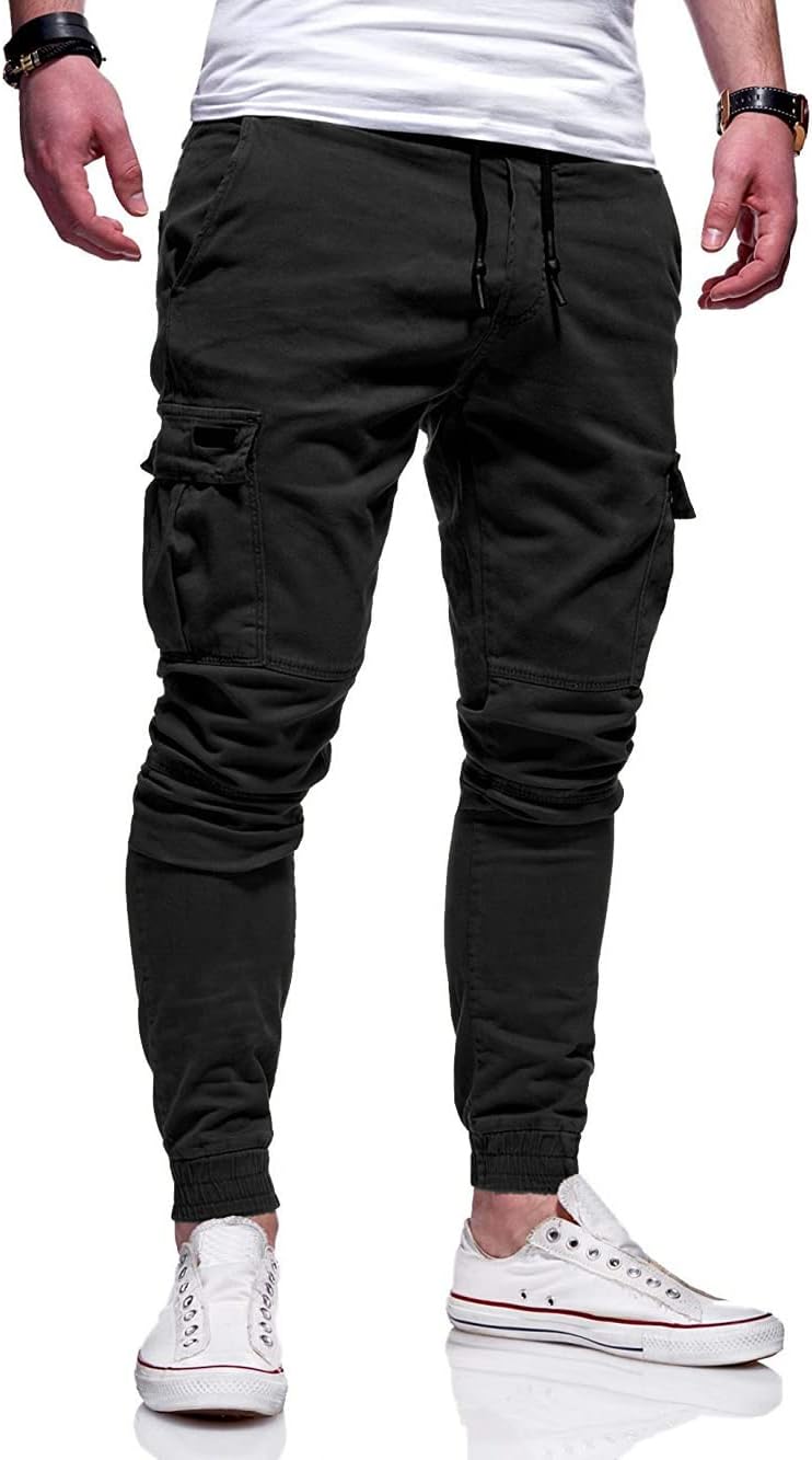 Mens Cargo Casual jogger Pants 