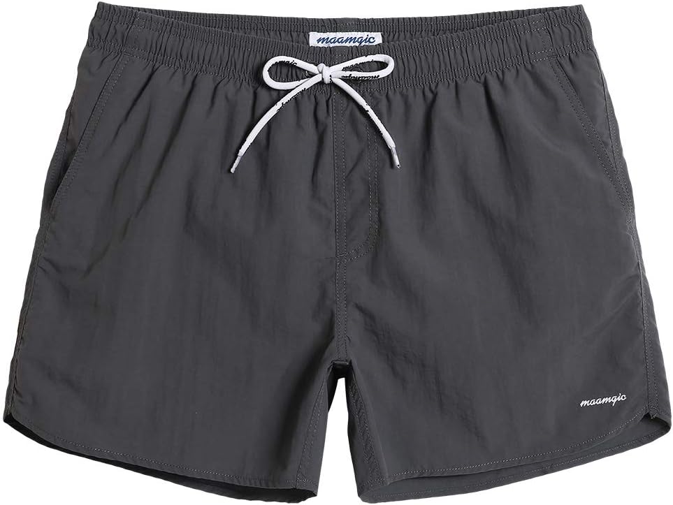 Men's Swim Trunks with Mesh Lining Quick Dry Bathing Suits 