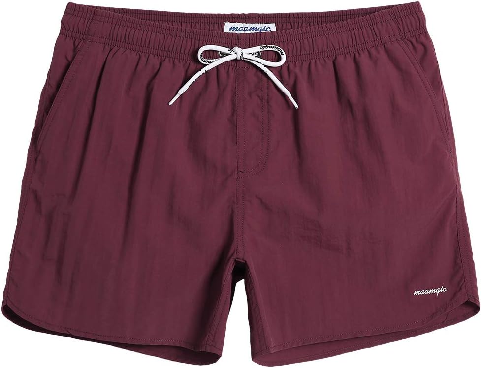 Men's Swim Trunks with Mesh Lining Quick Dry Bathing Suits 