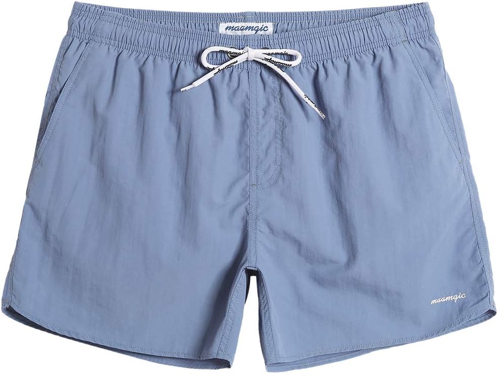 Men's Swim Trunks with Mesh Lining Quick Dry Bathing Suits 