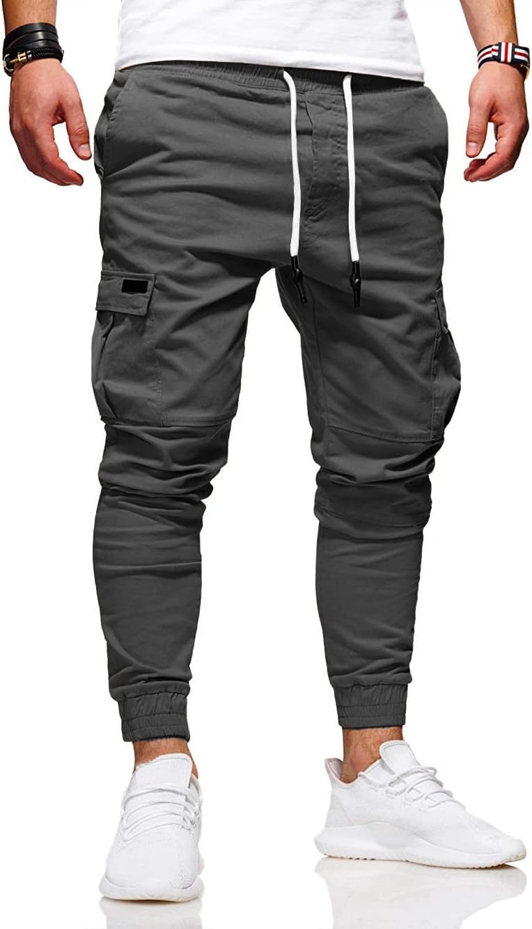 Mens Cargo Casual jogger Pants 