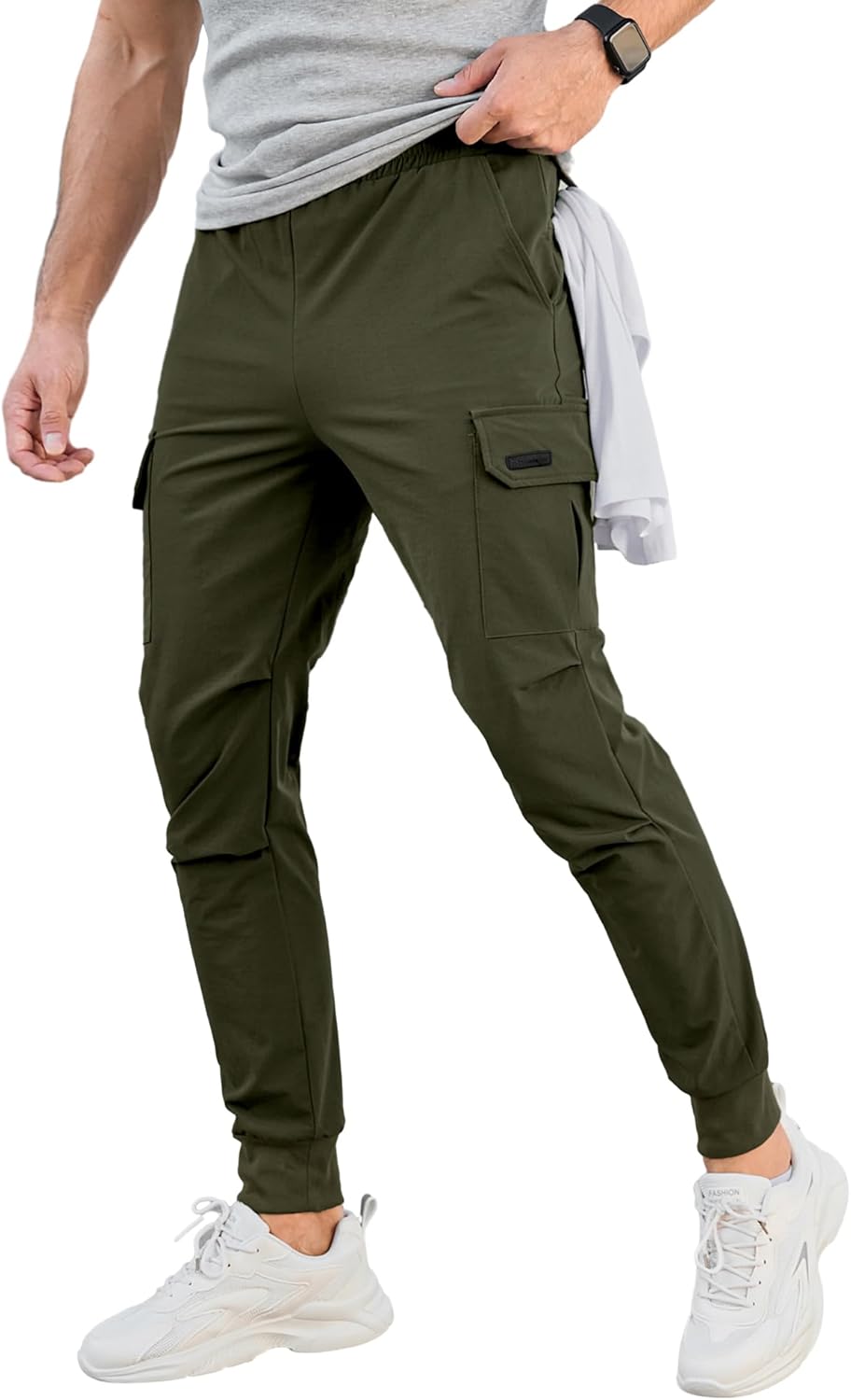 Men's Joggers Pants Athletic Stretchy Sweatpants 