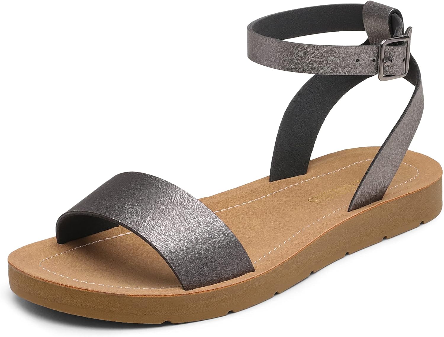 Women’s One Band Ankle Strap Flat Sandals