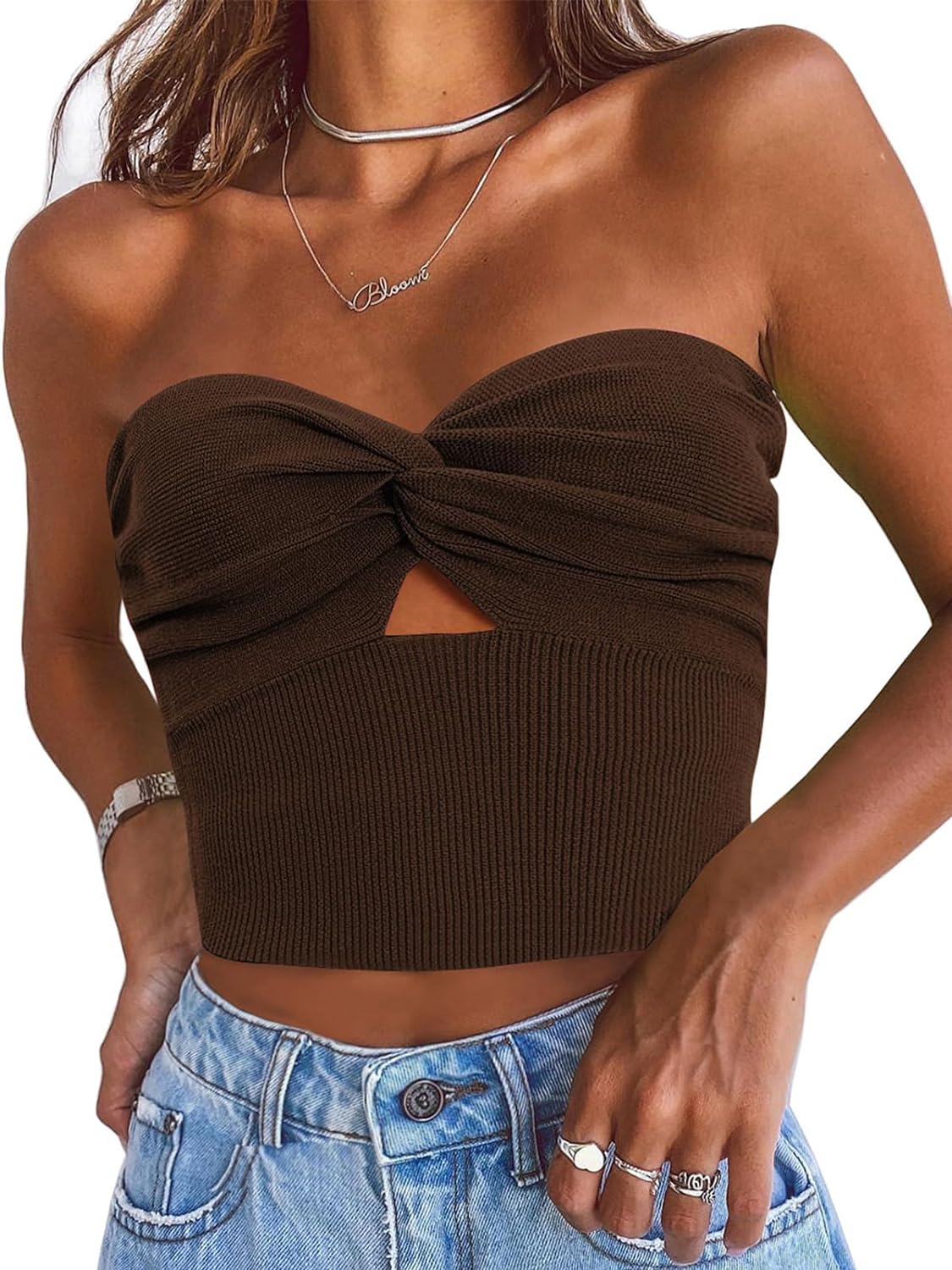 Womens Twist Knot Top