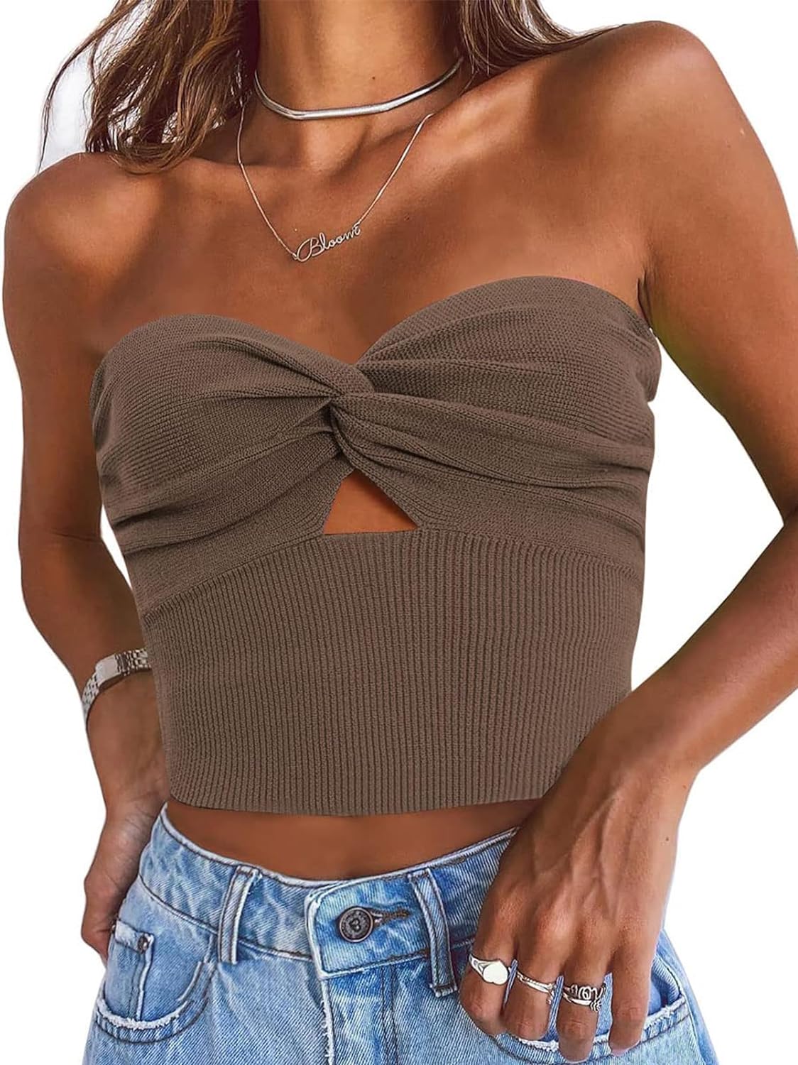 Womens Twist Knot Top