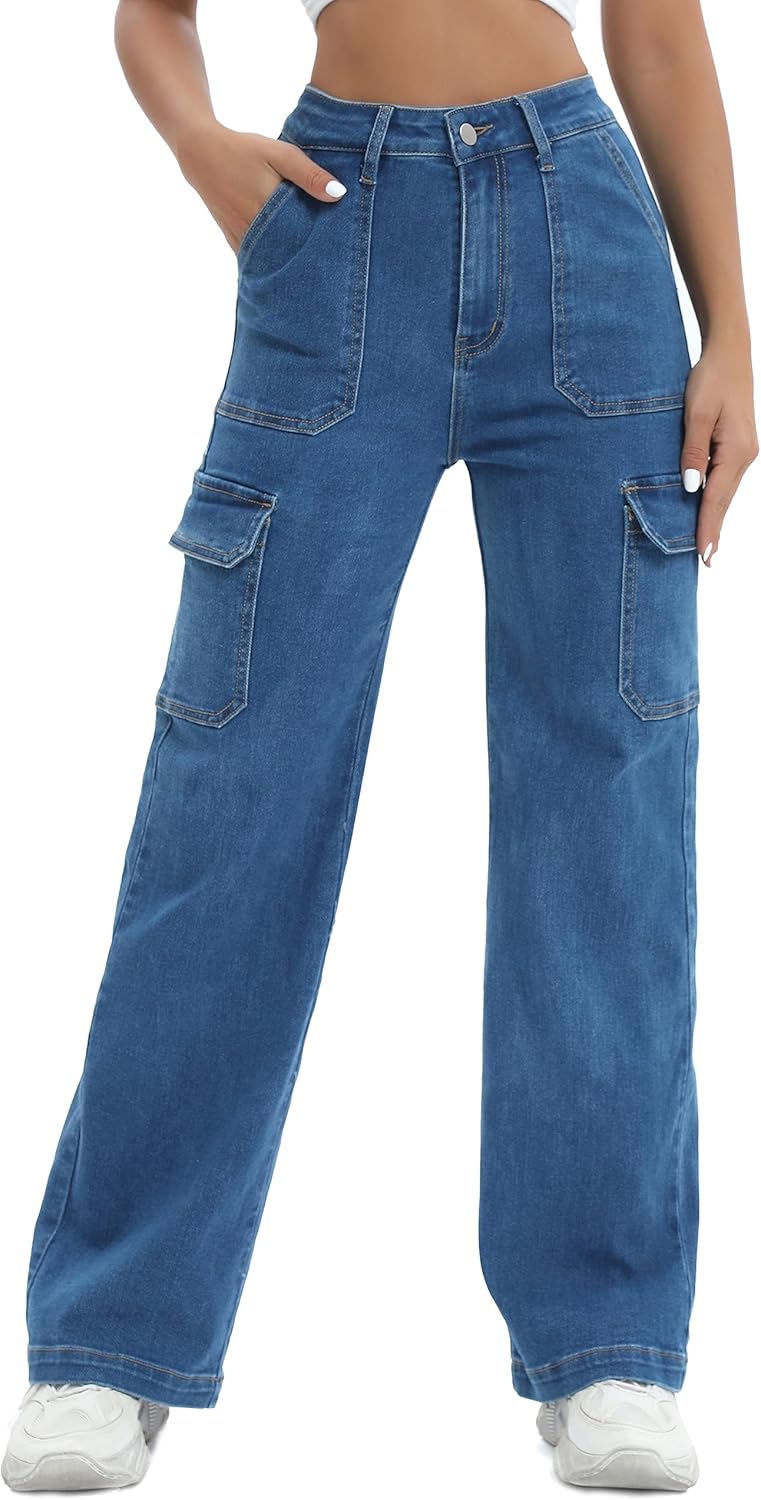 Women Cargo Jeans 