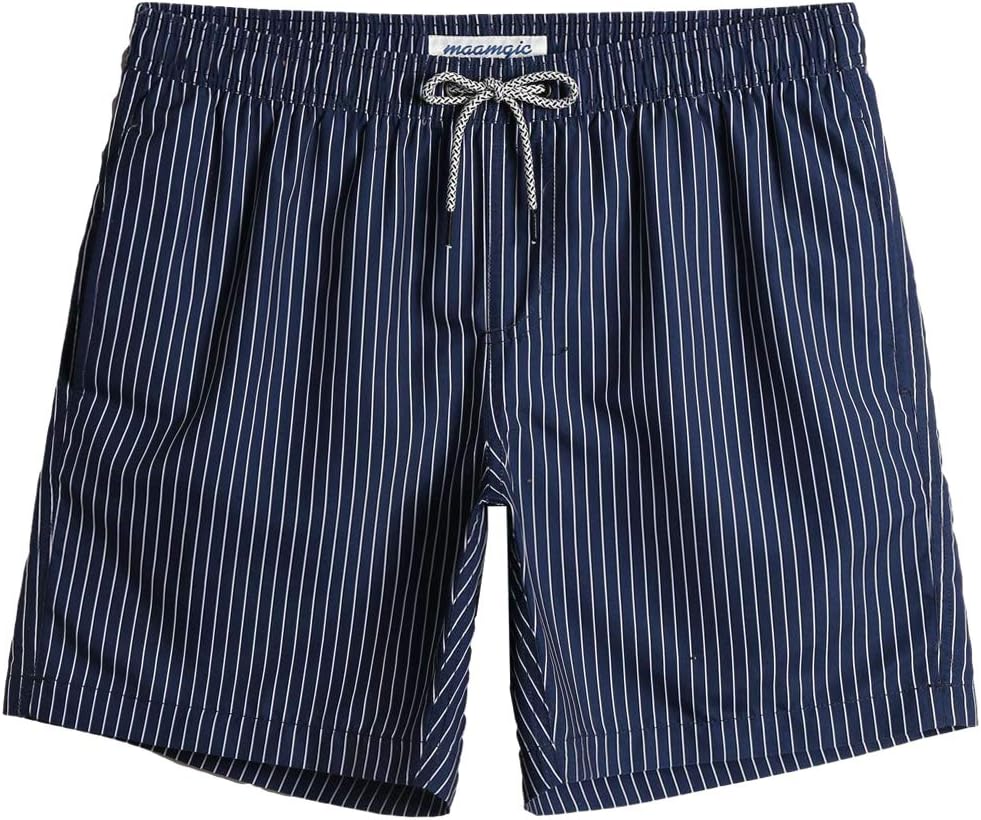 Men's Slim Fit Swim Shorts Quick Dry 