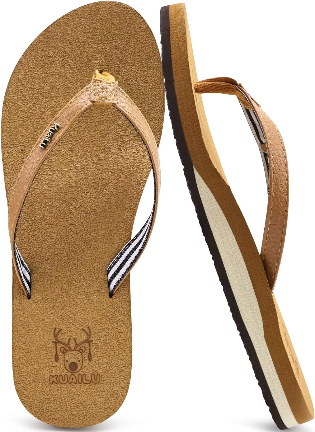 Womens Arch Support Flip Flops