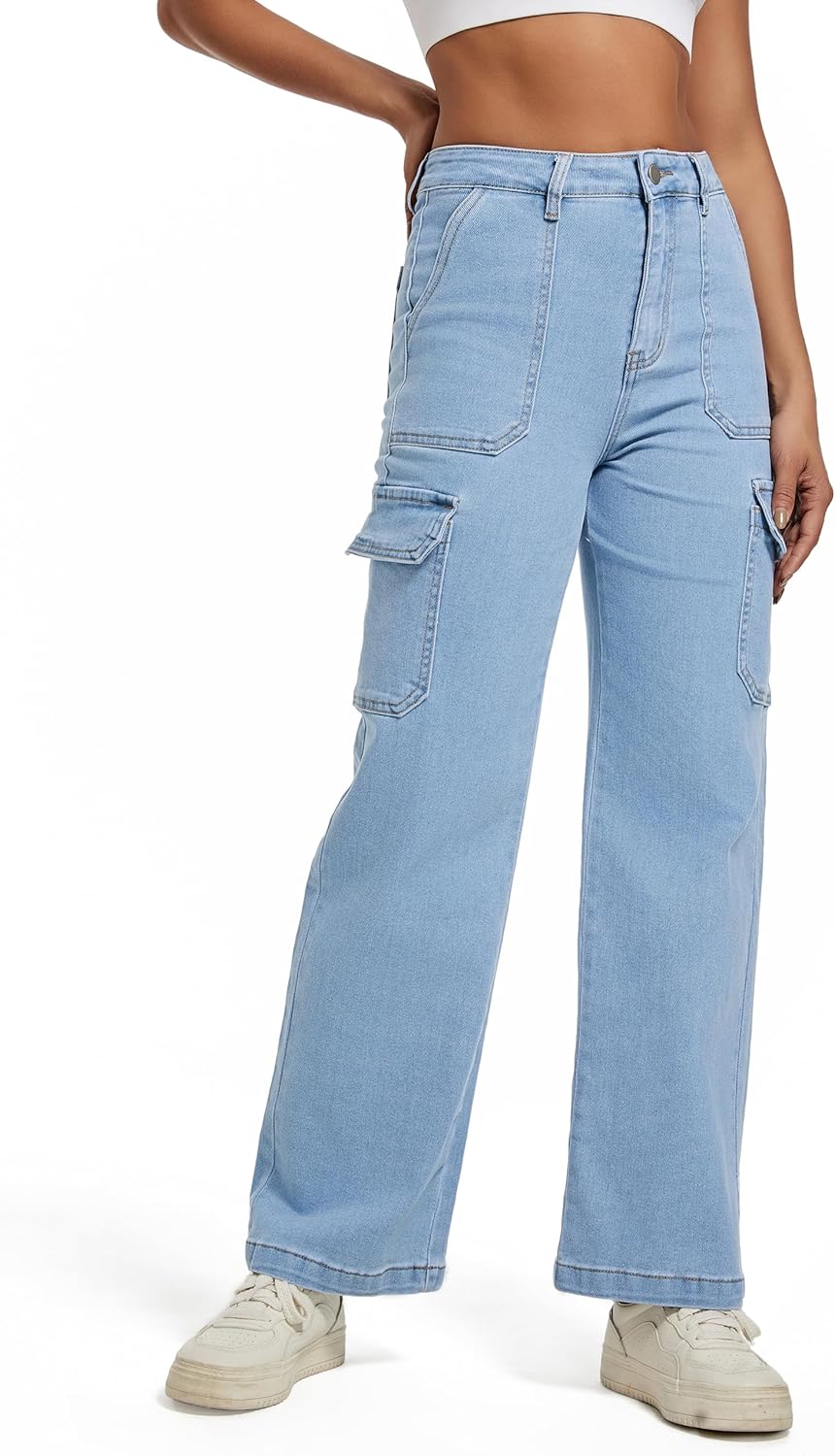 Women Cargo Jeans 