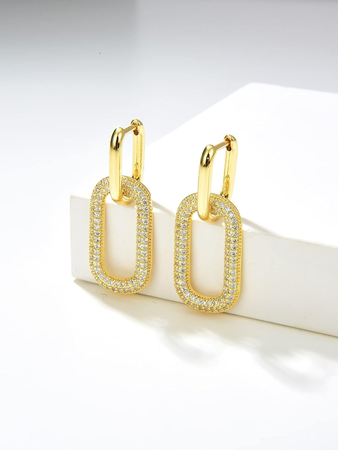  Earrings for Women Trendy Simple Dainty 14K Gold Plated  