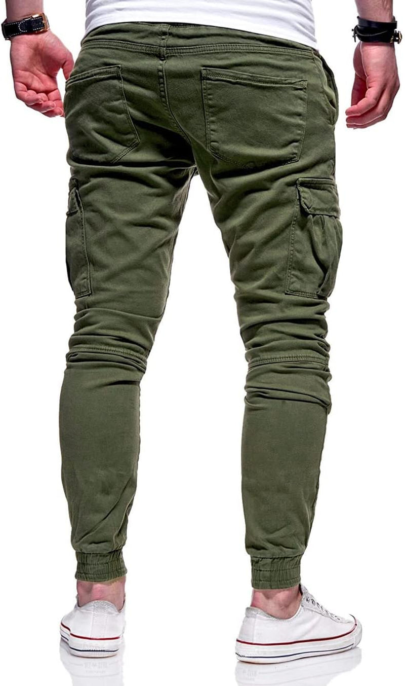 Mens Cargo Casual jogger Pants 