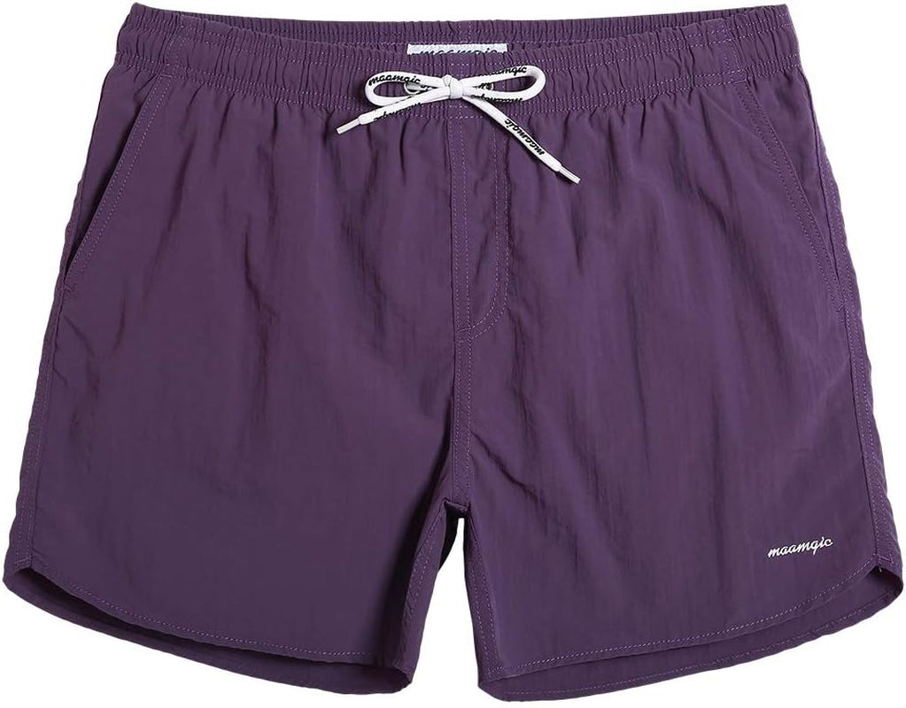 Men's Swim Trunks with Mesh Lining Quick Dry Bathing Suits 