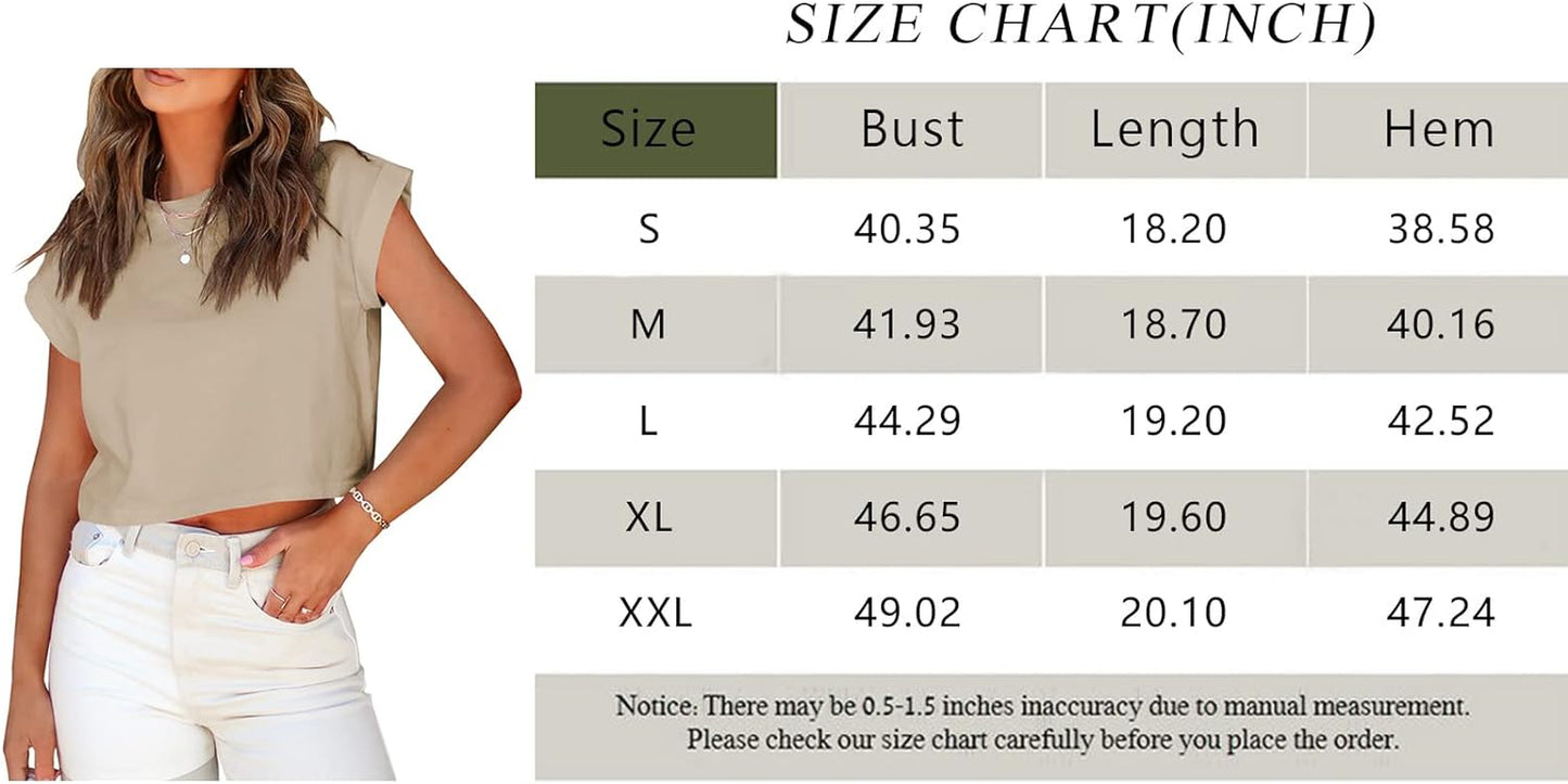 Womens Short Sleeve Cropped T-Shirts 