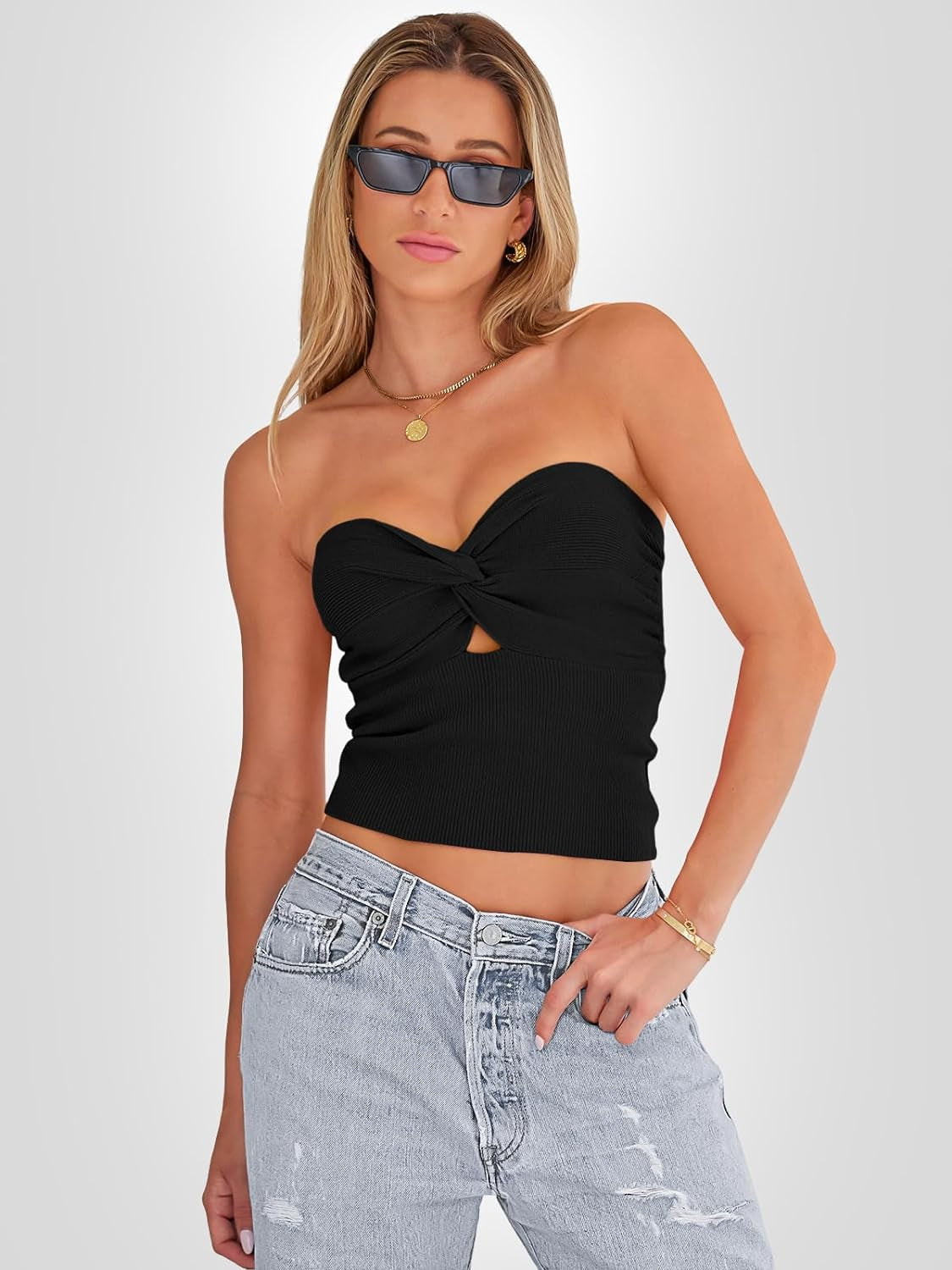 Womens Twist Knot Top