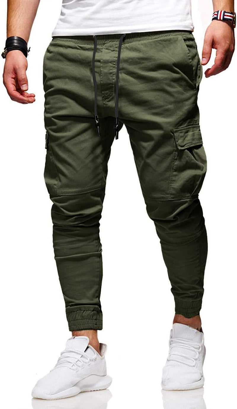 Mens Cargo Casual jogger Pants 