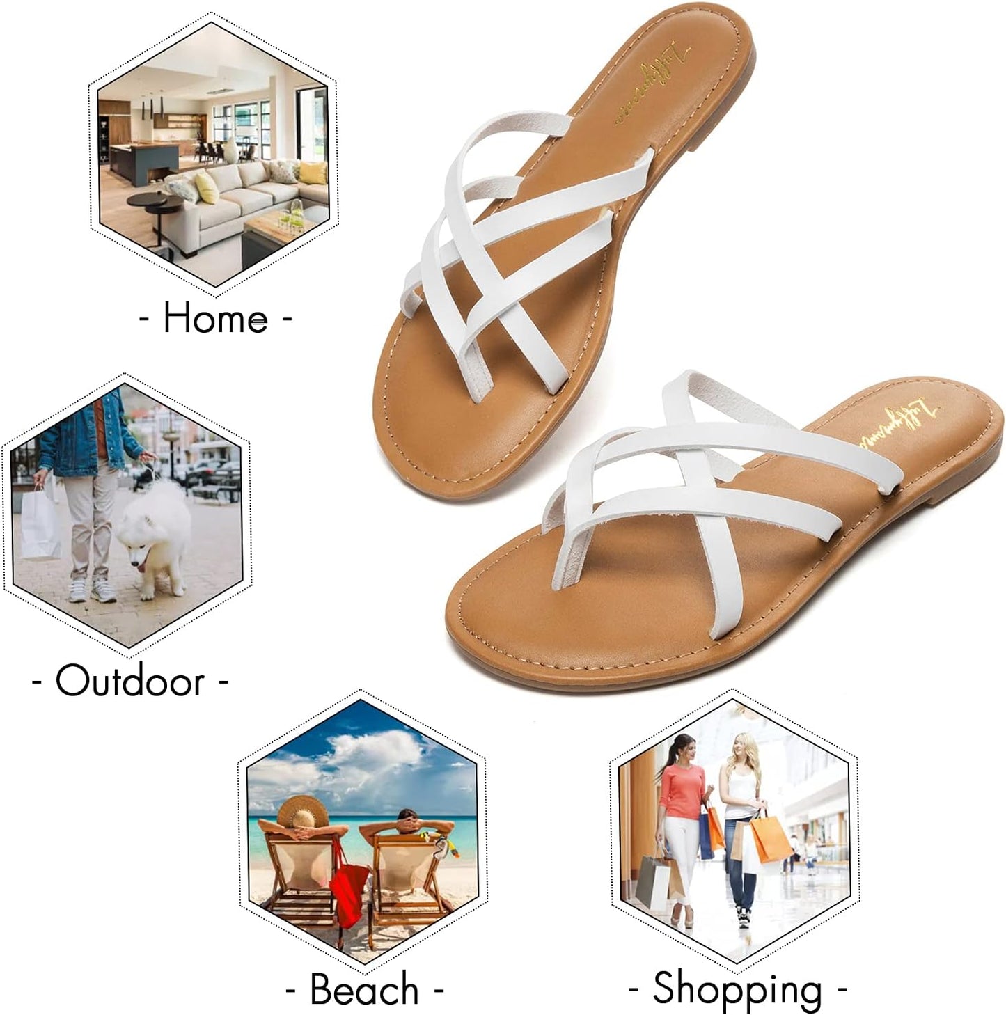 Women's Elastic Strap Sandals Casual Open Toe Sandal