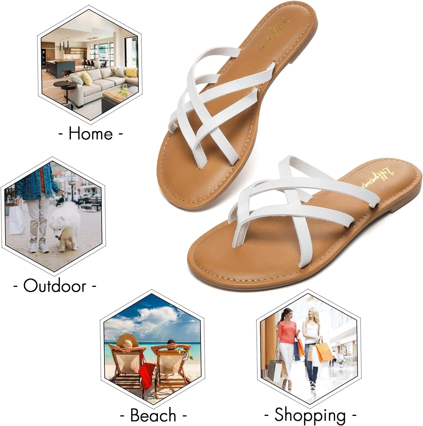 Women's Elastic Strap Sandals Casual Open Toe Sandal