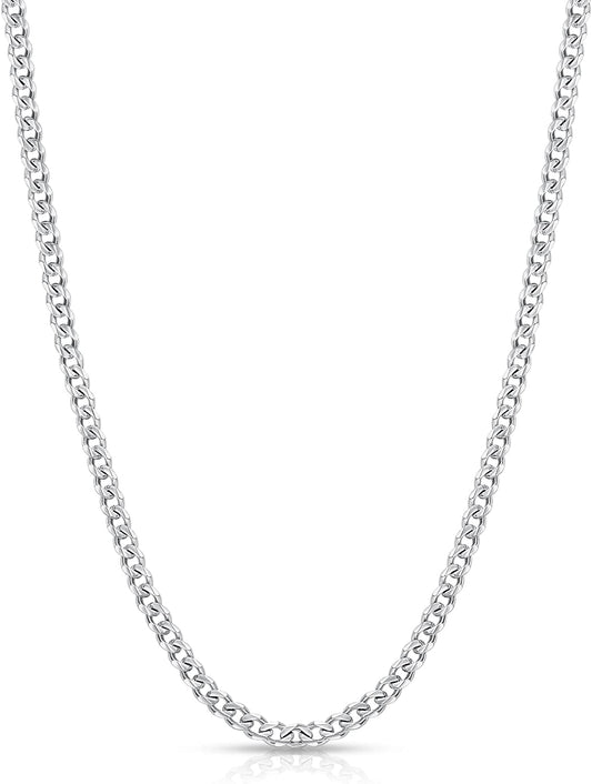 Mens Necklace Chains Stainless Steel Cuban Link  