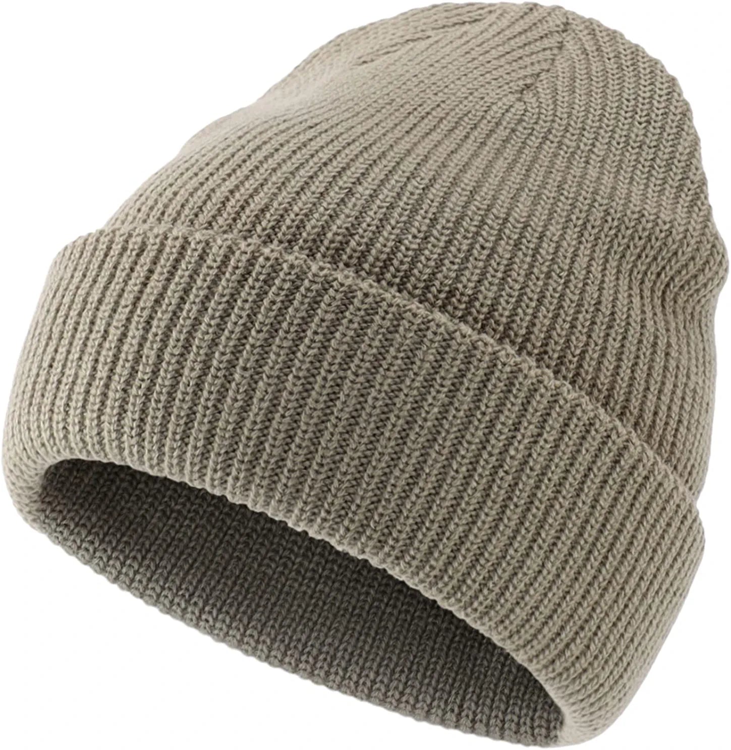 Classic Men'S Warm Winter Hats Acrylic Knit Cuff Beanie Cap Daily Beanie Hat