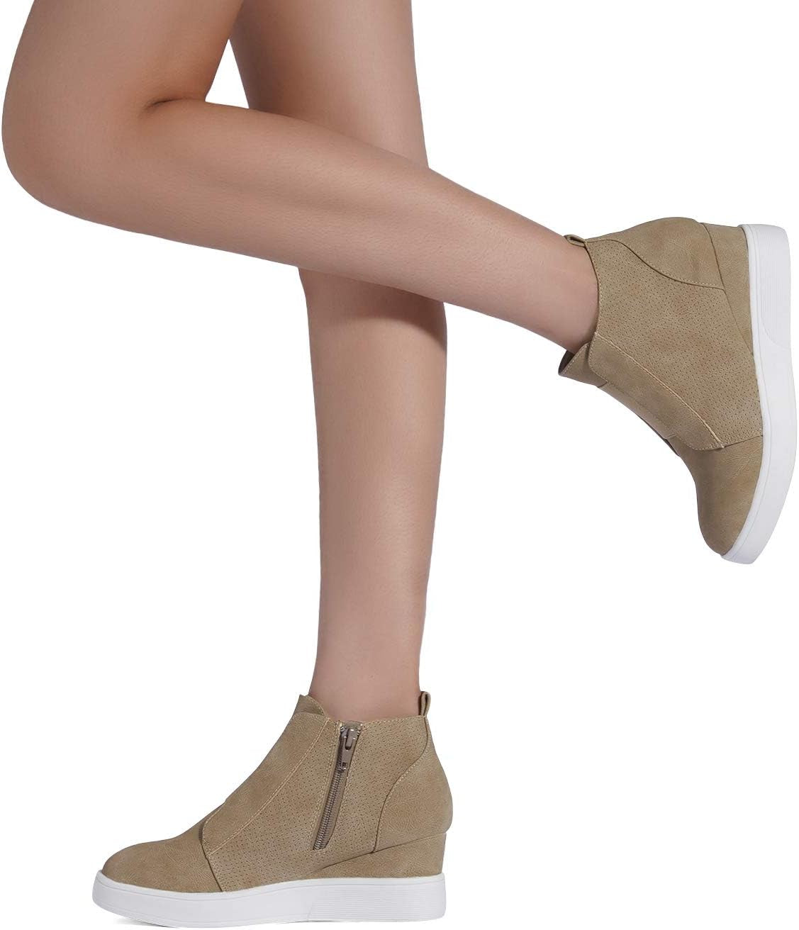 Women’s Platform Wedge Sneakers Ankle Boots