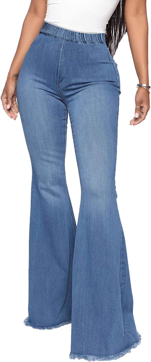 Women's Flare Bell Bottom Jeans 