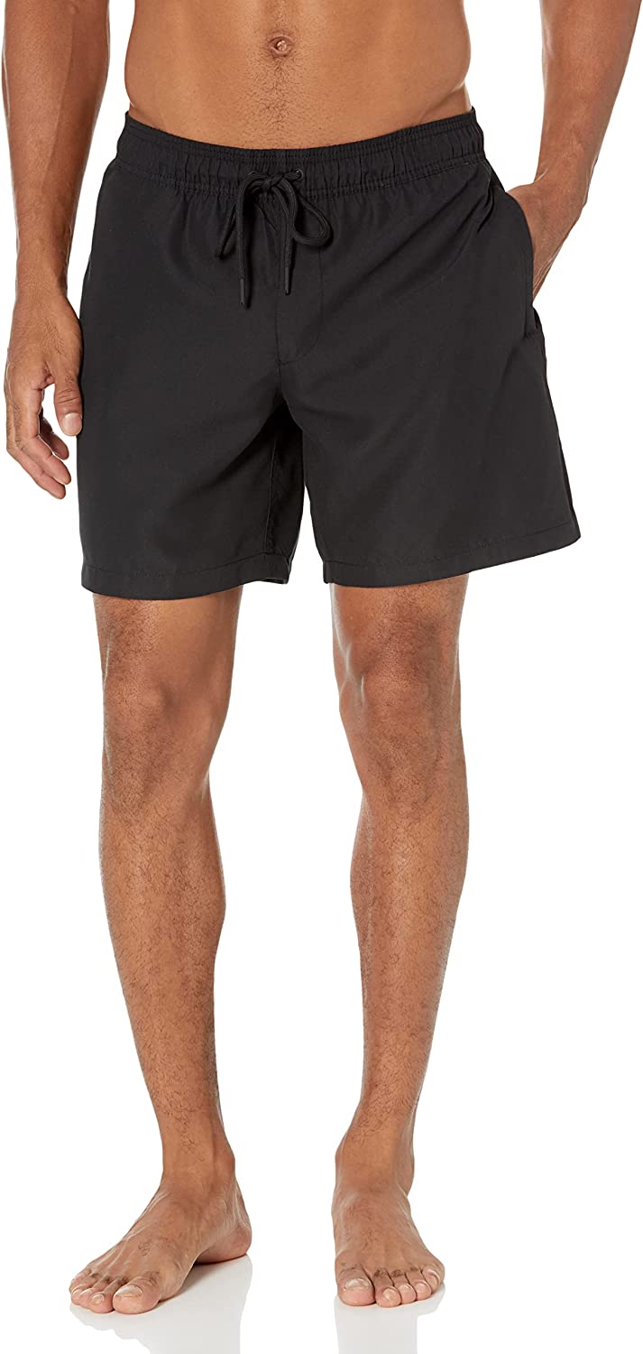  Essentials Mens 7" Quick-Dry Swim Trunk