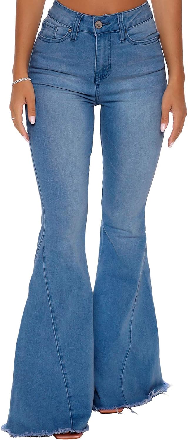 Women's Flare Bell Bottom Jeans 