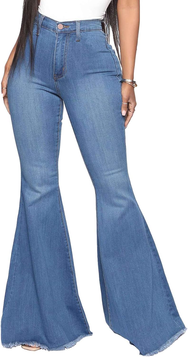 Women's Flare Bell Bottom Jeans 